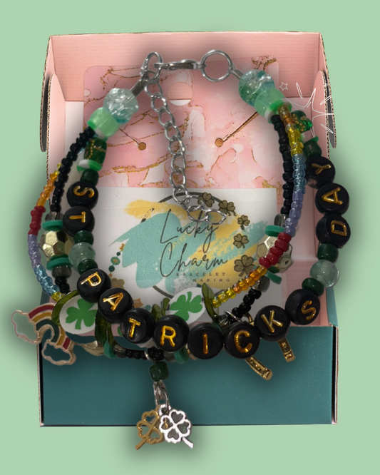 St. Patrick’s Day Friendship Bracelet by Lucky Charm Jewelry