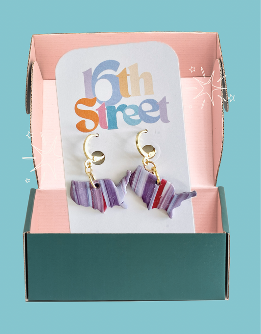 America Dangles | Handmade Polymer Clay Earrings