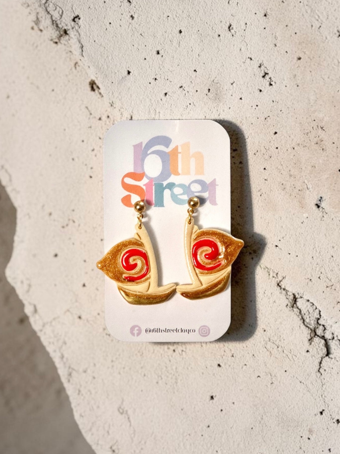 Sail Away Dangles | Handmade Polymer Clay Earrings