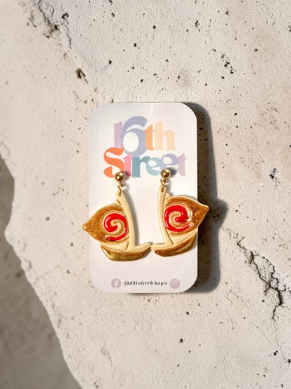 Sail Away Dangles | Handmade Polymer Clay Earrings