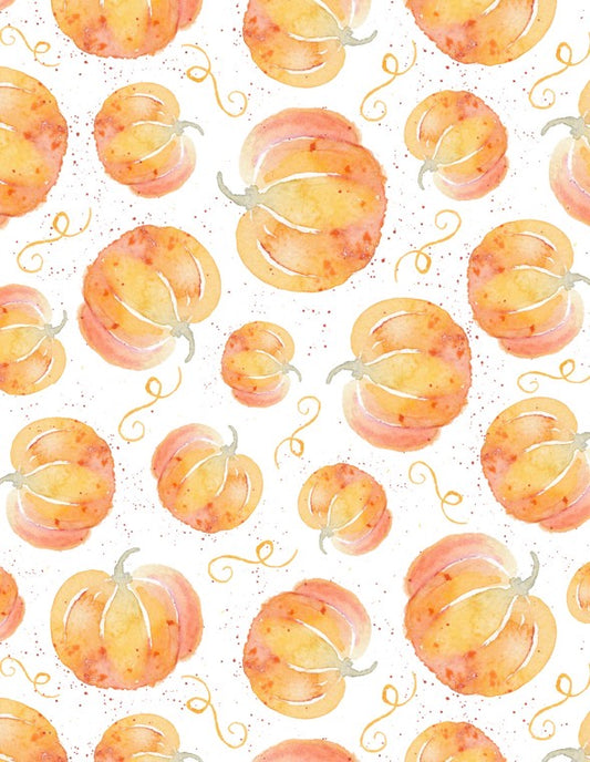 Soft Pumpkin Background | Transfer Sheet - 08