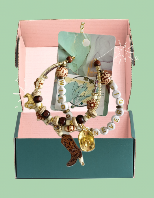 Wild Ones Never Die Friendship Bracelet | Lucky Charm Jewelry Making