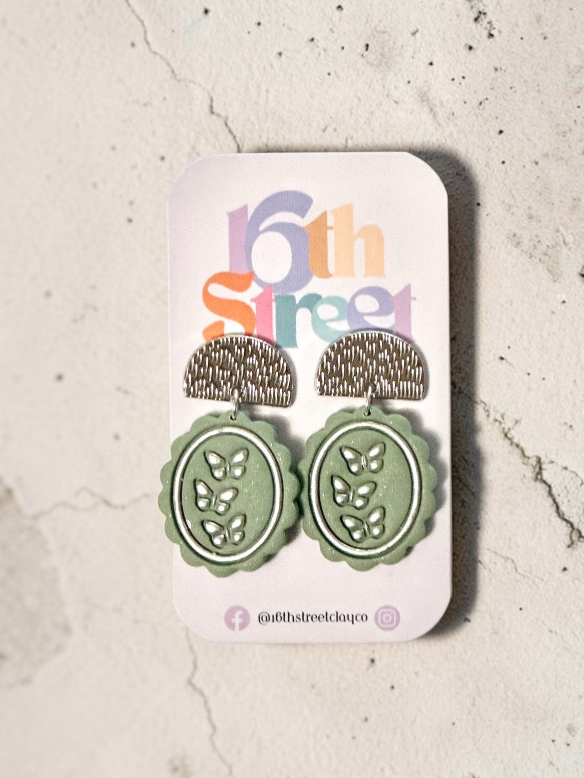 Alyah Dangles | Handmade Polymer Clay Earrings