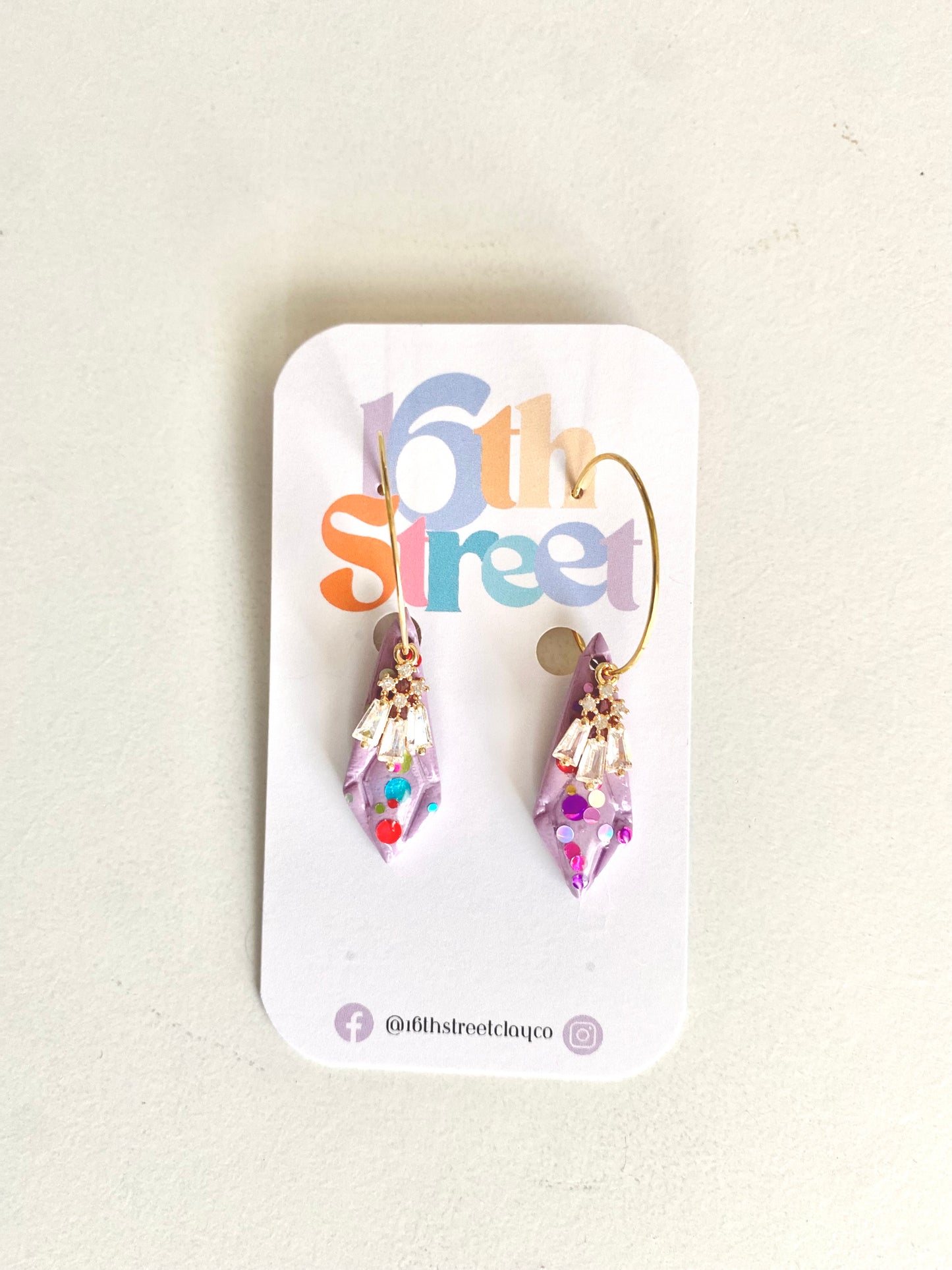 Bejeweled Dangles (2) | Taylor Swift Inspired Handmade Polymer Clay Earrings