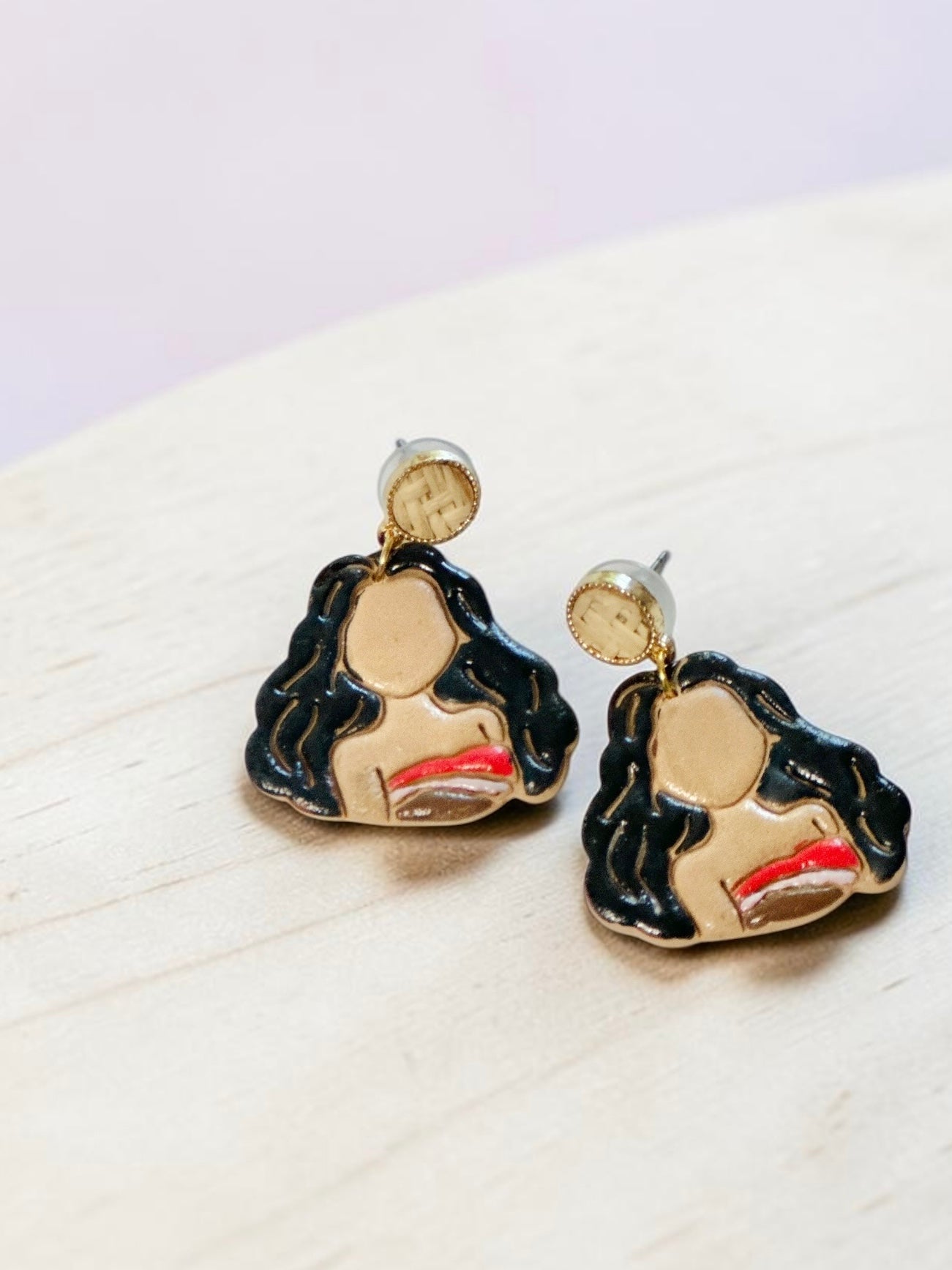 Adventurous Princess Dangles | Handmade Polymer Clay Earrings