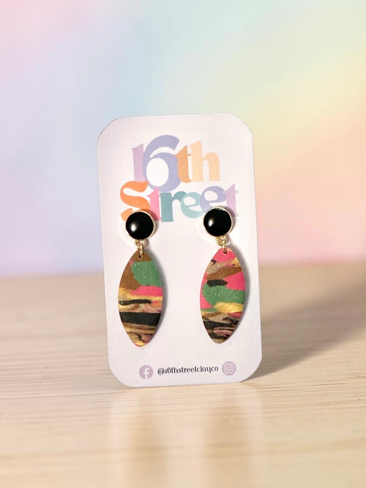 Zuri Dangles | Handmade Polymer Clay Earrings