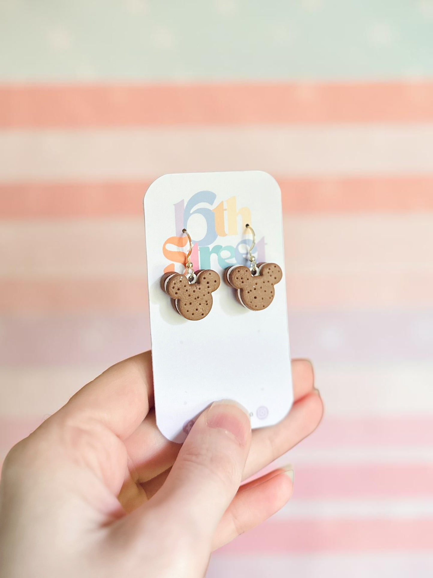Sandwich Dangles | Handmade Polymer Clay Earrings