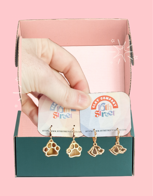 Doggy Metal Dangles | Metal Earrings