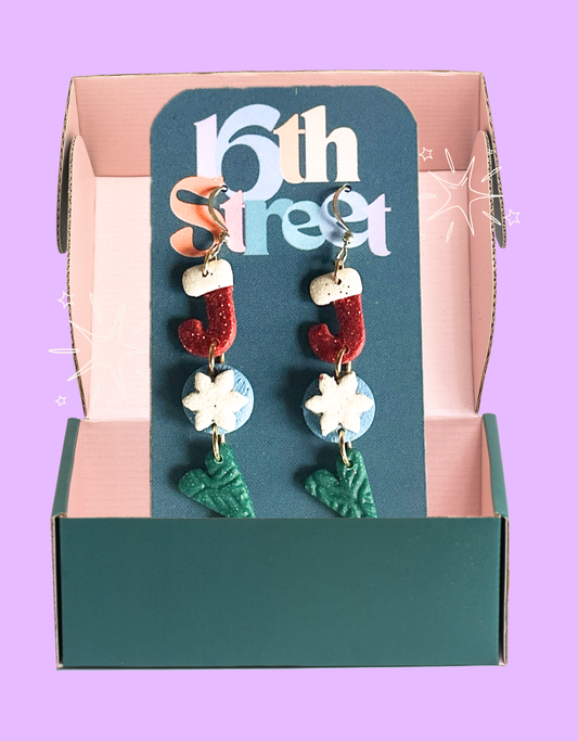 Joy Dangles | Handmade Polymer Clay Earrings