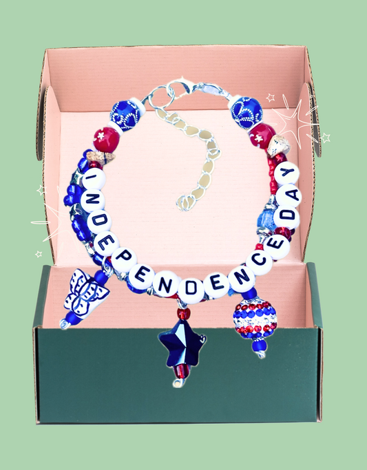 “Independence Day” Friendship Bracelet by Lucky Charm Jewelry