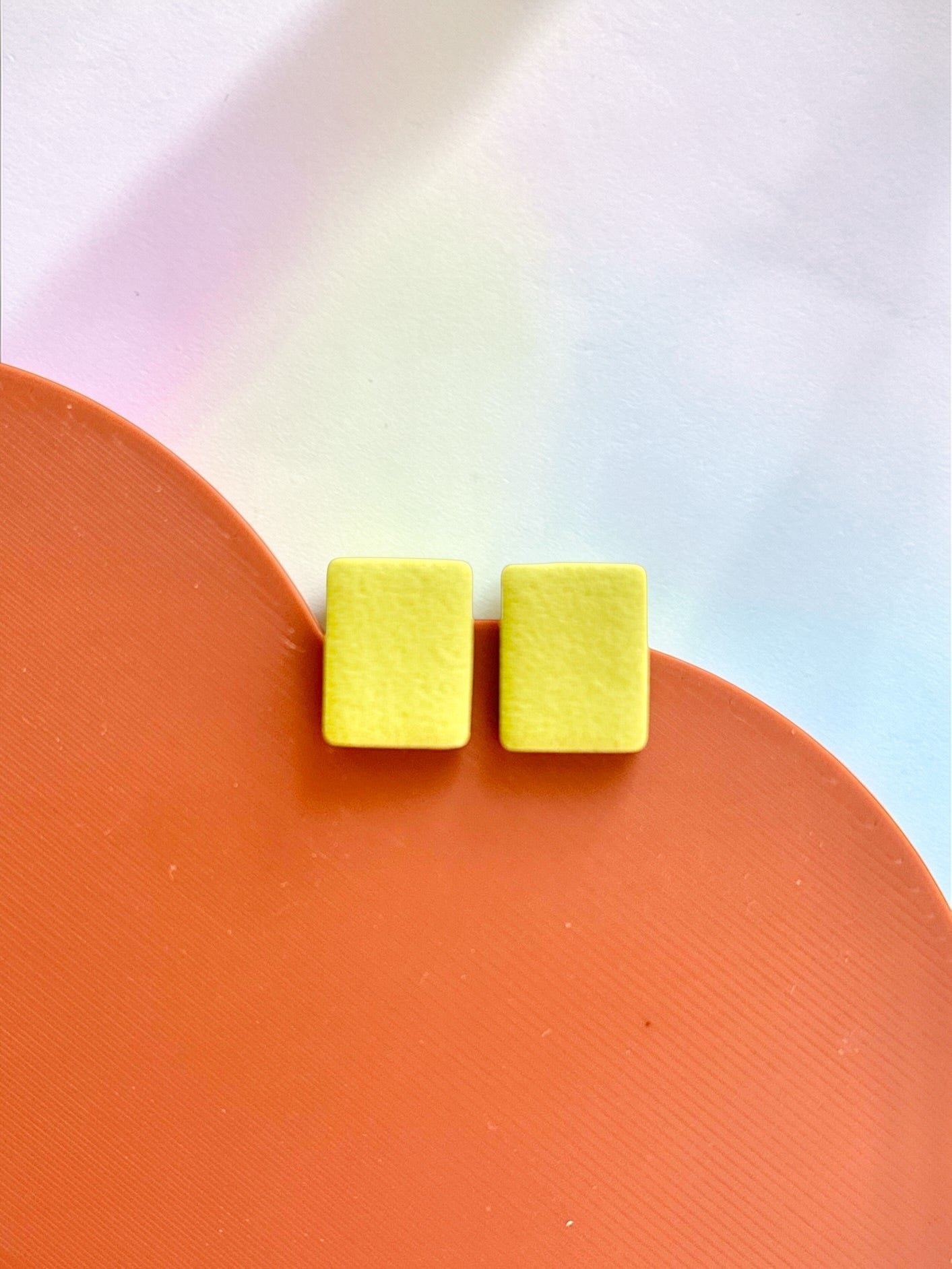 Lima Studs | Handmade Polymer Clay Earrings
