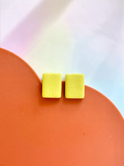 Lima Studs | Handmade Polymer Clay Earrings
