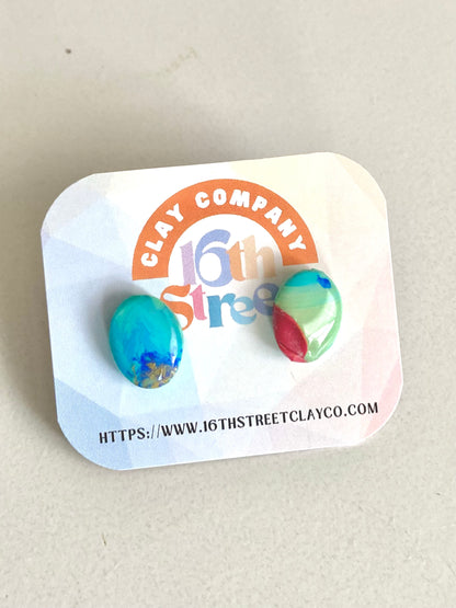 Garden Studs | Handmade Polymer Clay Earrings