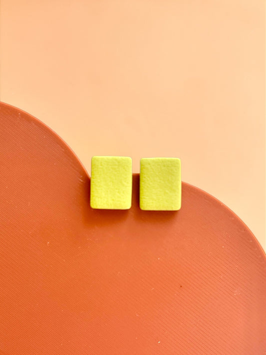 Lima Studs | Handmade Polymer Clay Earrings