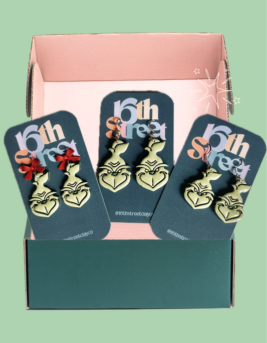 Meanie Dangles | Handmade Polymer Clay Earrings