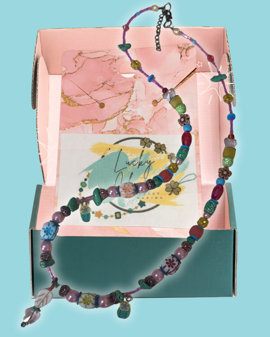 Floral Necklace | Lucky Charm Bracelet Making