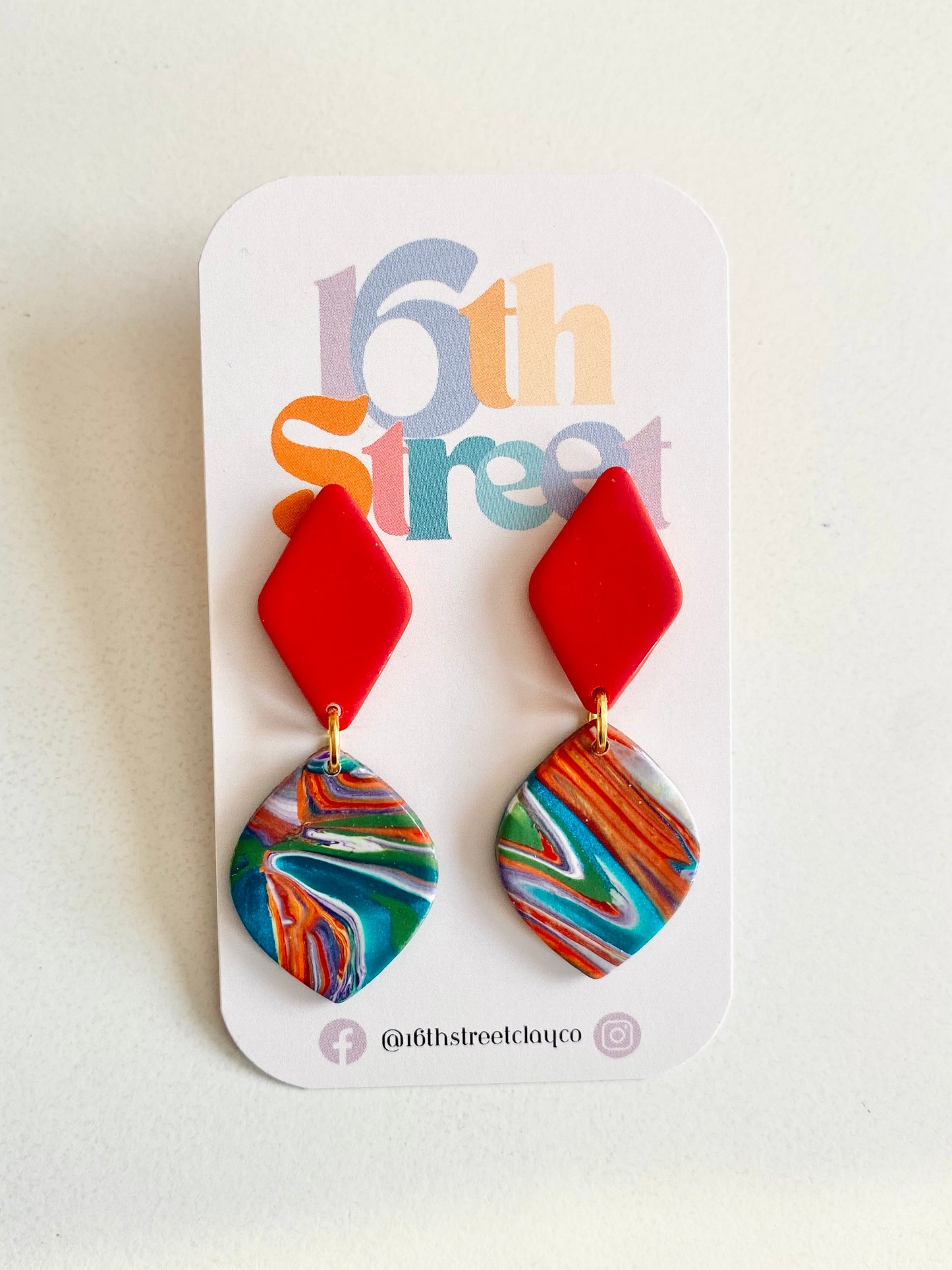 Matilda Dangles | Handmade Polymer Clay Earrings