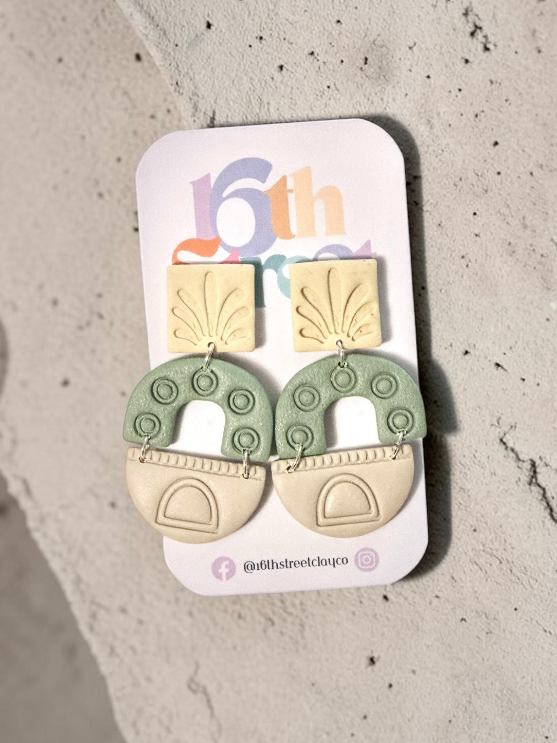 Ama Dangles | Handmade Polymer Clay Earrings