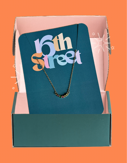 Simone Golden Necklace - Metal Necklace