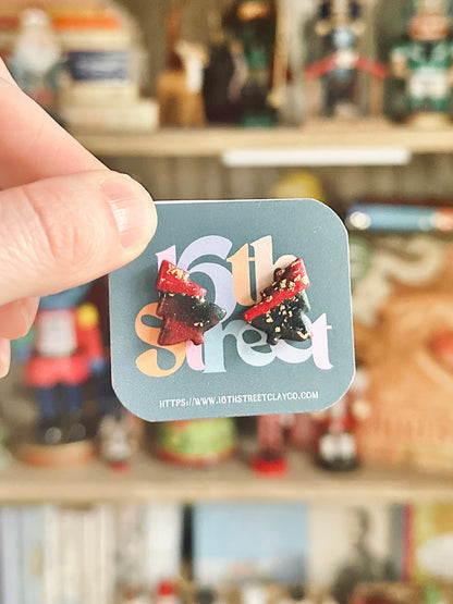 Tree Studs | Handmade Polymer Clay Earrings