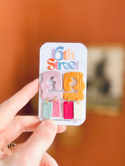 Toni Dangles | Handmade Polymer Clay Earrings