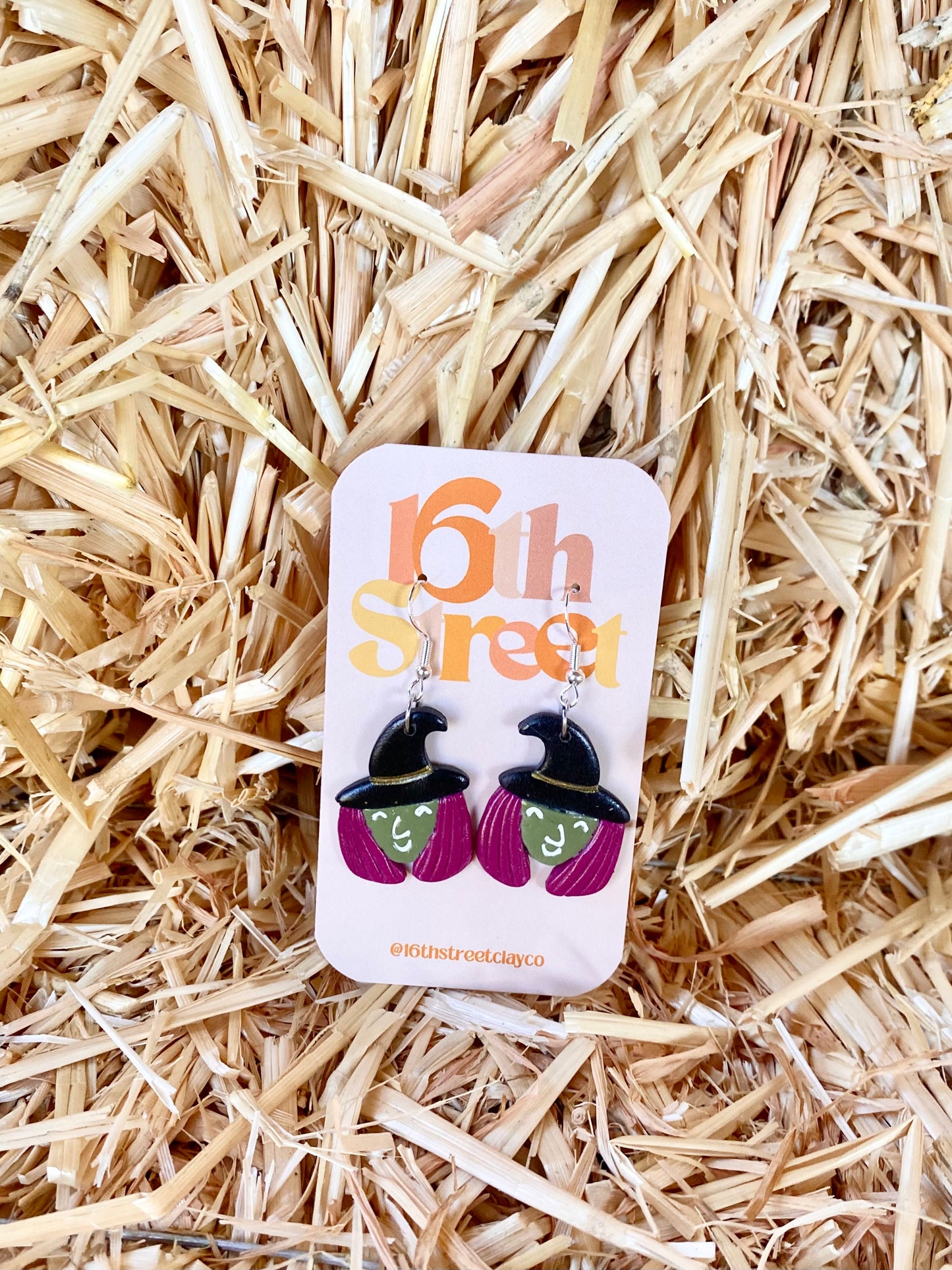 Witchy Dangles | Handmade Polymer Clay Earrings