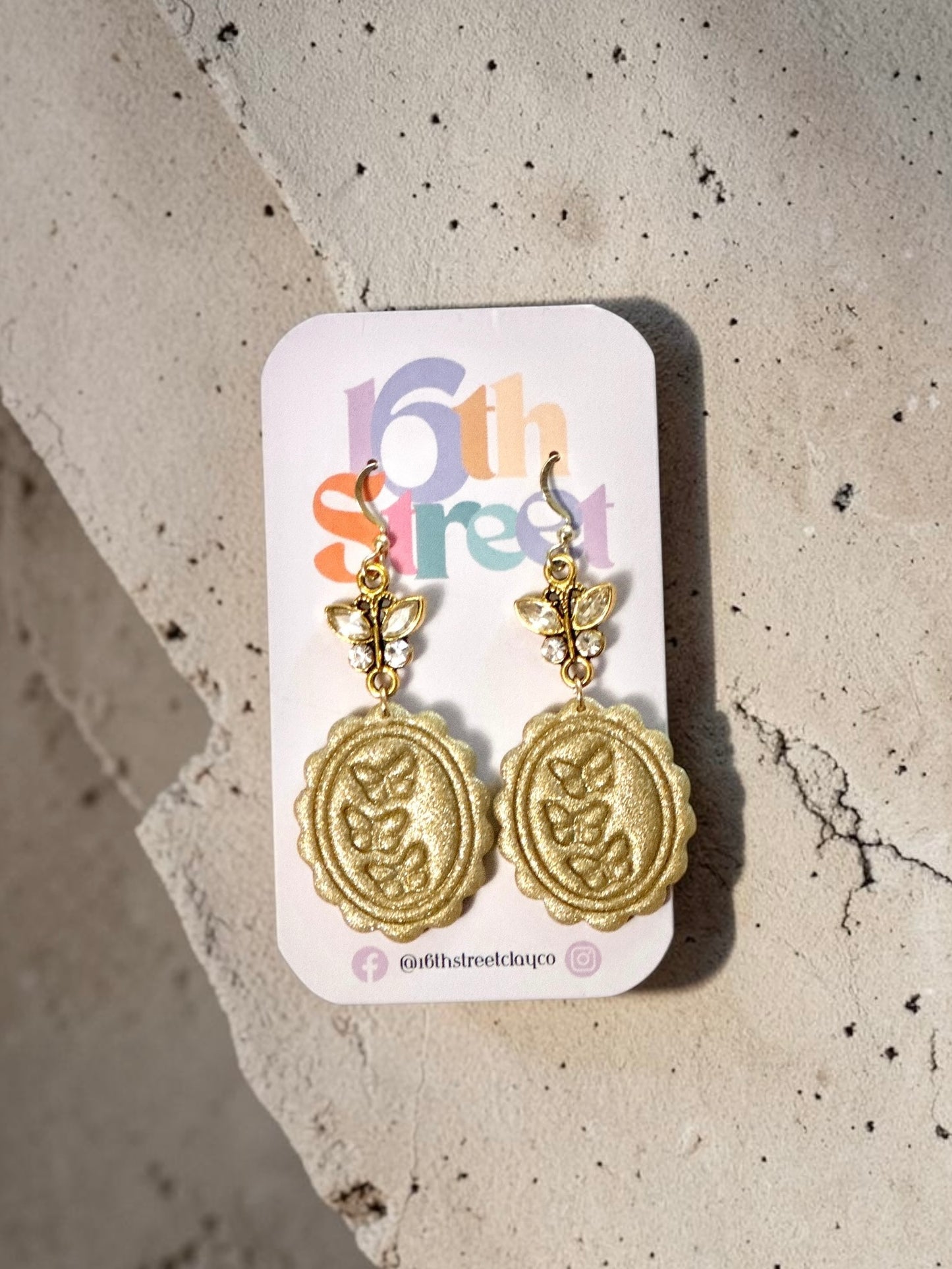 Makeda Dangles | Handmade Polymer Clay Earrings