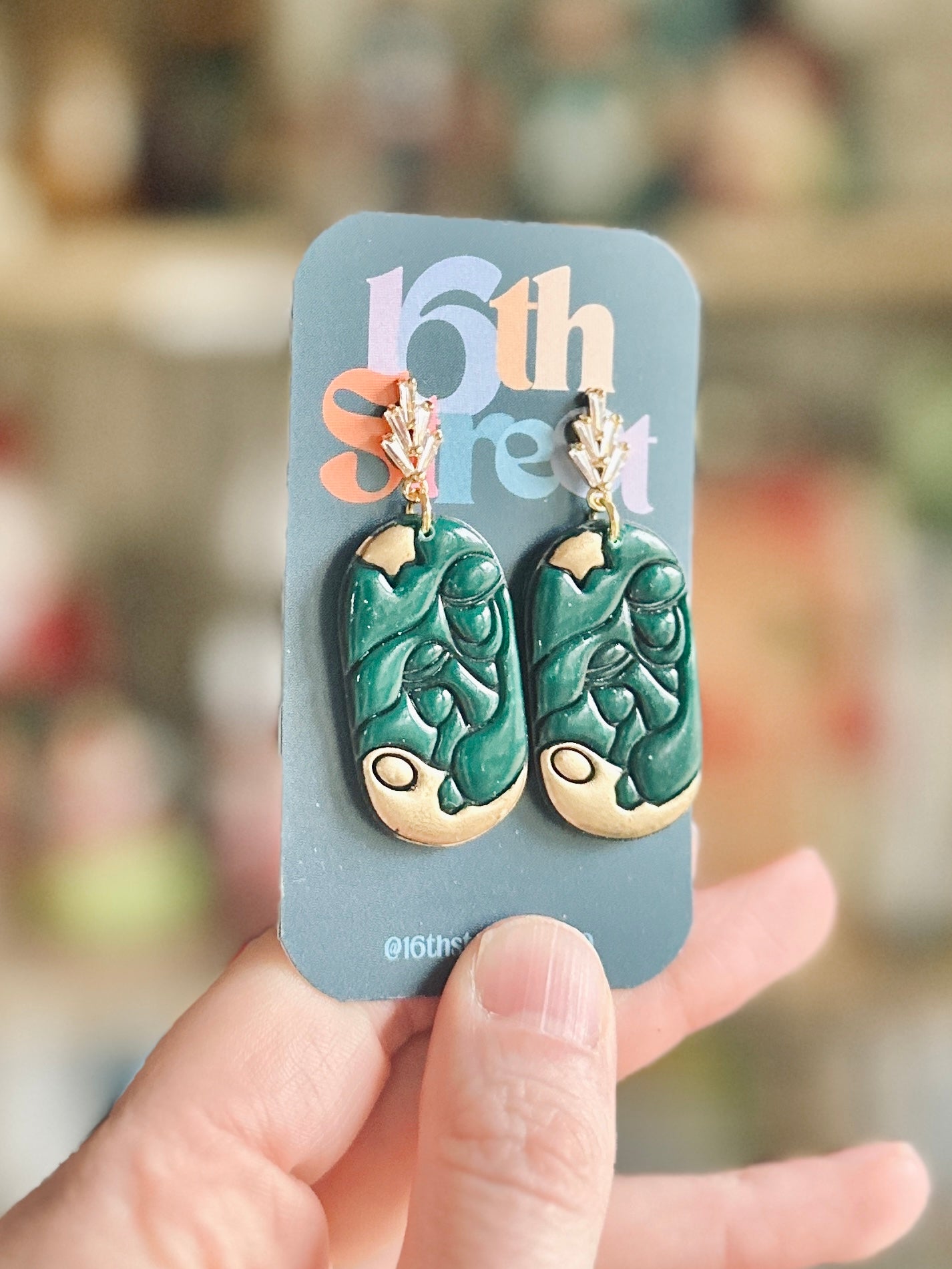 Nativity Dangles | Handmade Polymer Clay Earrings