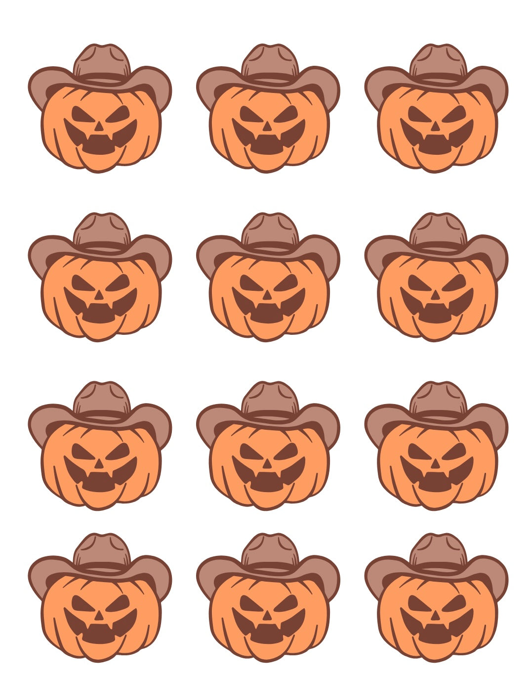 Howdy Pumpkin | Transfer Sheet - 51
