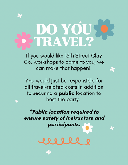 MARCH 23rd - DIY Earring Workshop - READ DESCRIPTION BEFORE BOOKING