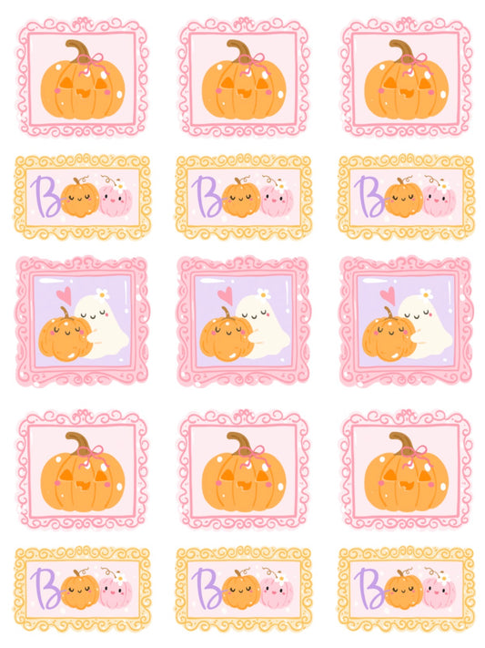 Pastel Besties | Transfer Sheet - 12 & 13