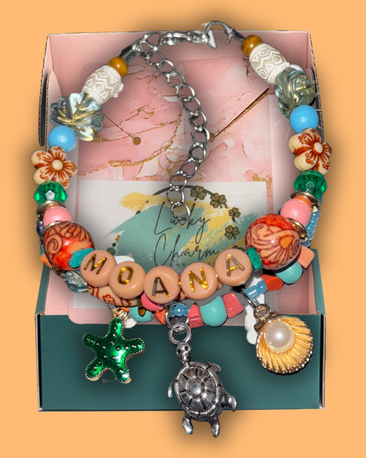 Moana Friendship Bracelet | Lucky Charm Bracelet Making