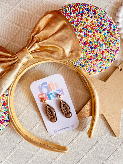 Boot Print Dangles | Handmade Polymer Clay Earrings