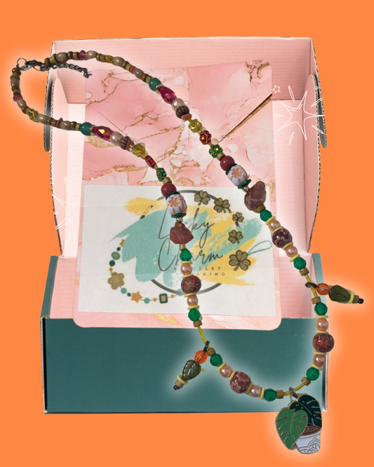 Succulent Necklace | Lucky Charm Bracelet Making