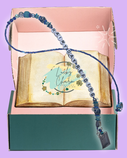 Rainy Day Reading Bookmark | Lucky Charm Bracelet Making