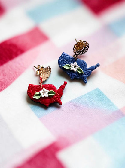 America Dangles | Handmade Polymer Clay Earrings
