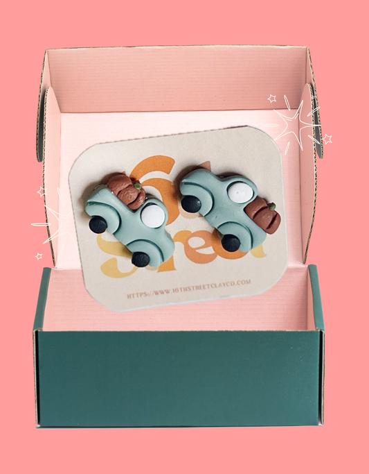 Truck Studs | Handmade Polymer Clay Earrings
