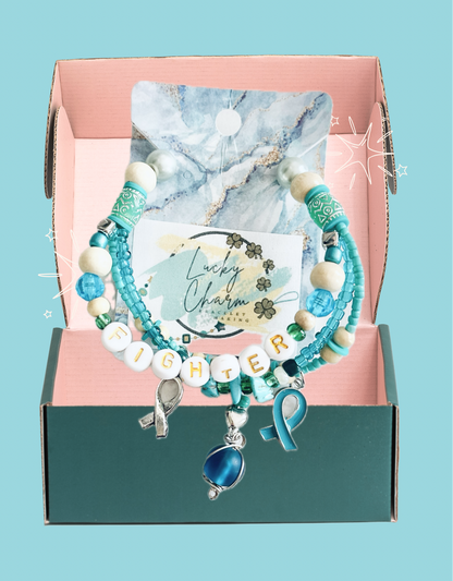 FTD Awareness Fighter Friendship Bracelet | Lucky Charm Jewelry Making