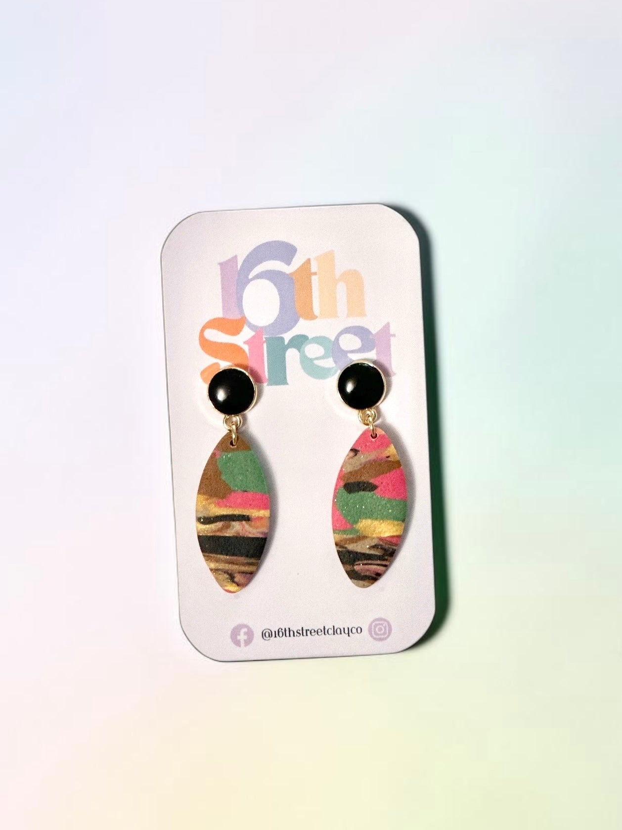 Zuri Dangles | Handmade Polymer Clay Earrings
