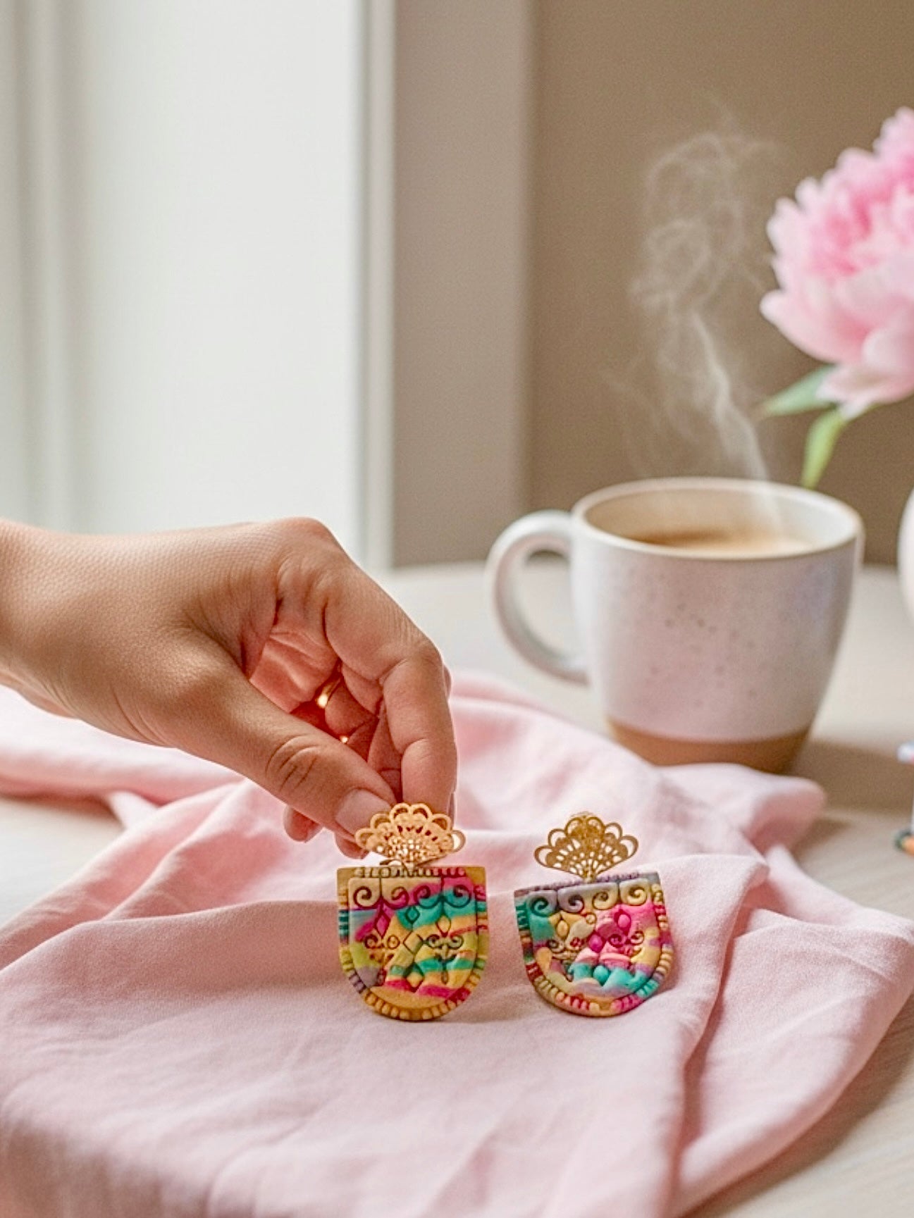 Sweeney Dangles | Handmade Polymer Clay Earrings