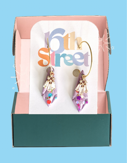 Bejeweled Dangles (2) | Taylor Swift Inspired Handmade Polymer Clay Earrings