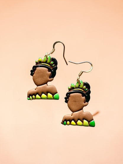 NOLA Princess Dangles | Handmade Polymer Clay Earrings