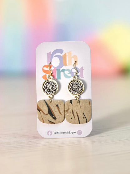 Desert Queen Dangles | Handmade Polymer Clay Earrings
