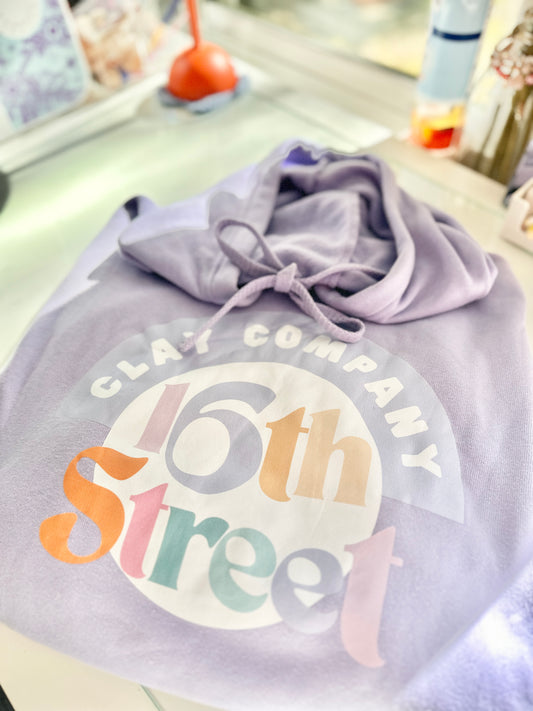 16th Street Clay Co. Hoodie (Please Read Product Description)