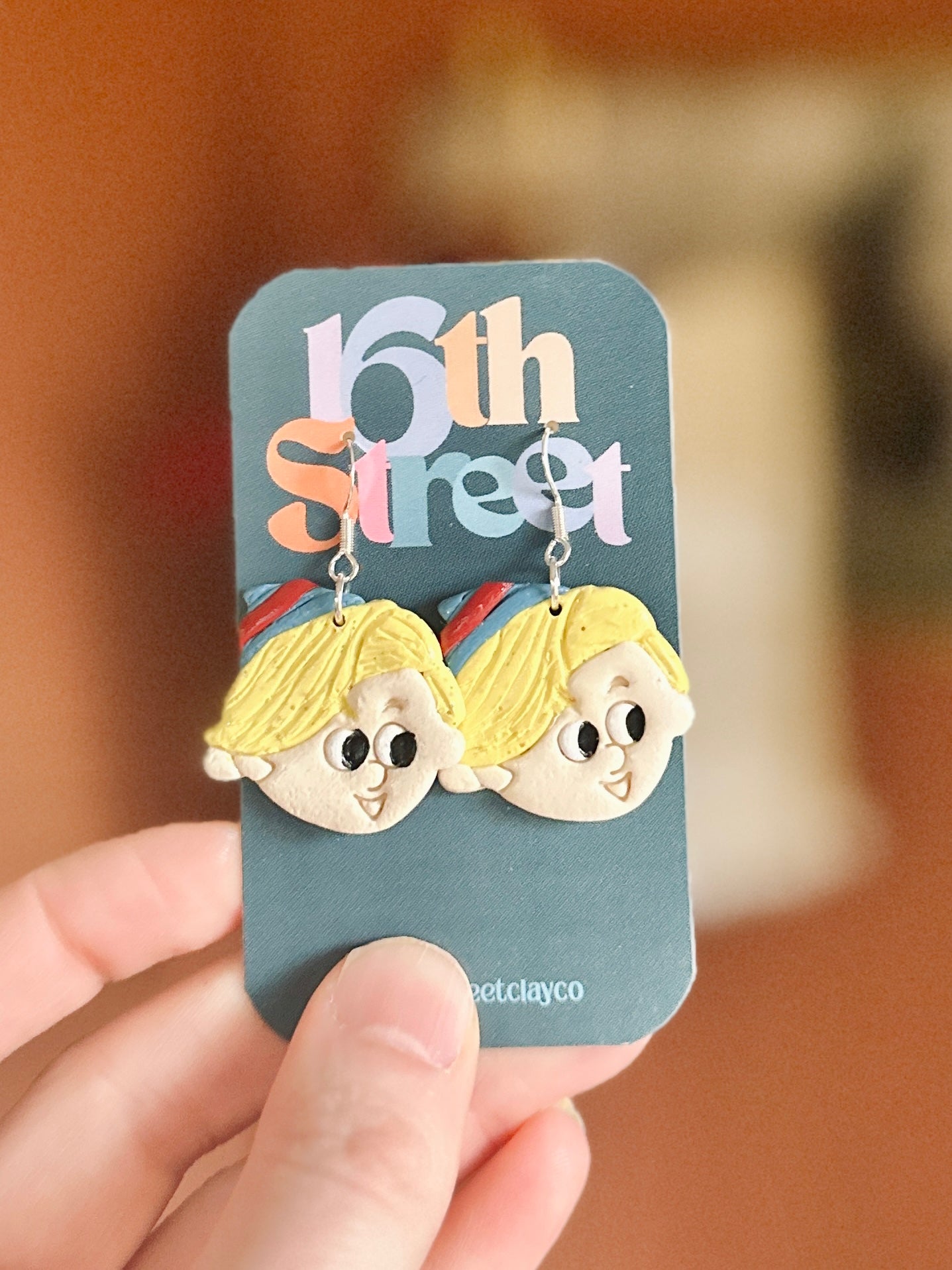 Your Favorite Friends Dangles | Handmade Polymer Clay Earrings