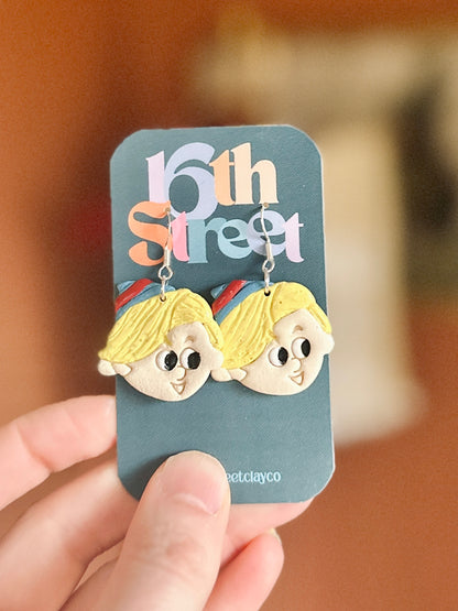 Your Favorite Friends Dangles | Handmade Polymer Clay Earrings