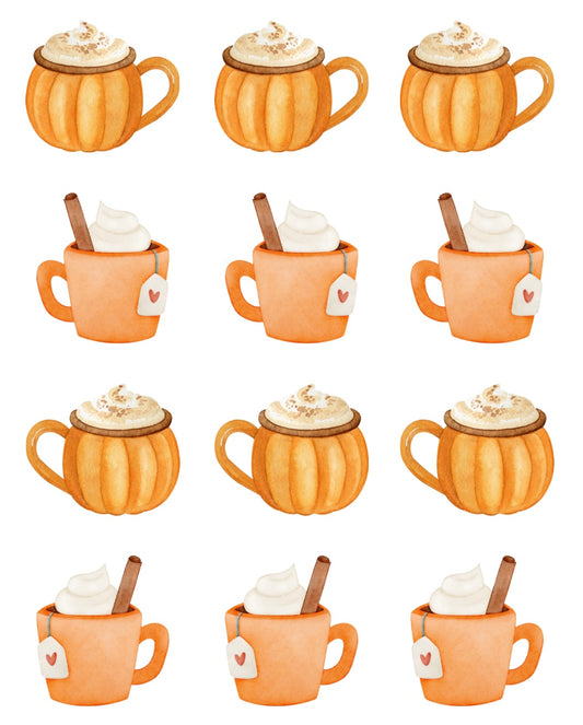Pumpkin Spice | Transfer Sheet - 25