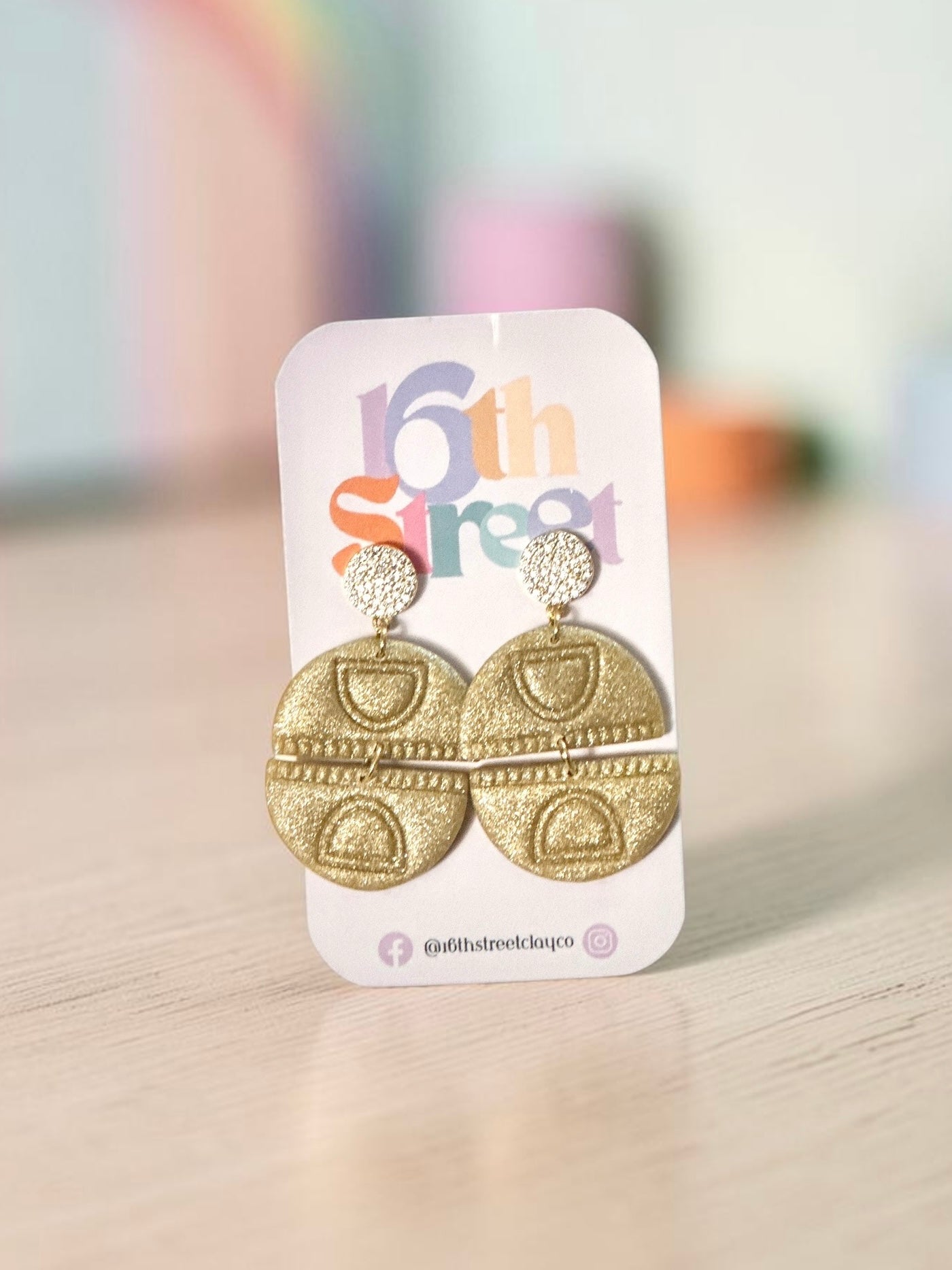Amiri Dangles | Handmade Polymer Clay Earrings