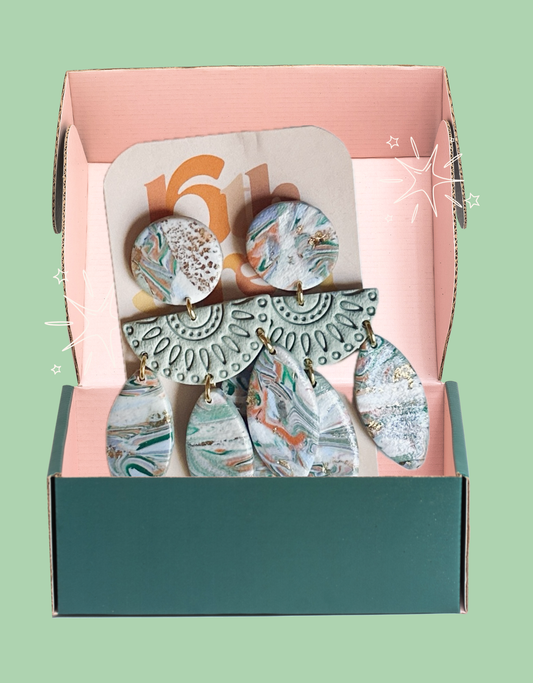 Fancy Dangles | Handmade Polymer Clay Earrings
