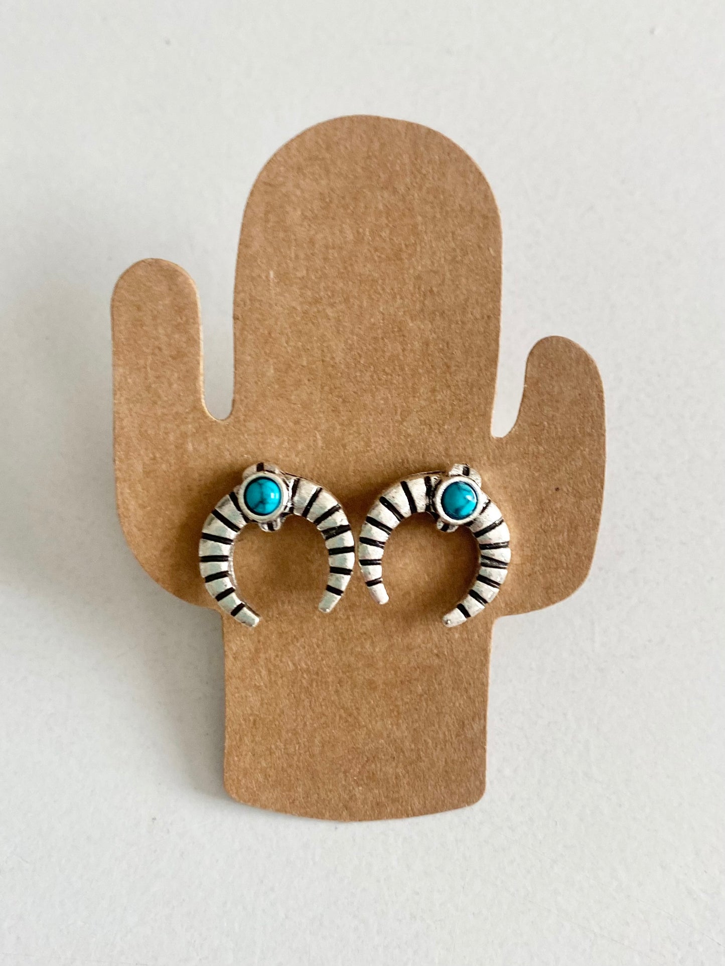 Rodeo Stud Earrings | Metal Stud Earrings